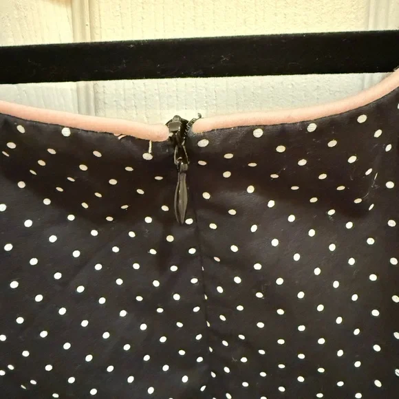 Vintage 2000s Coldwater Creek Black & Pink Midi Cottagecore Dress NWOT - Picture 3 of 6